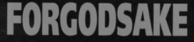 logo Forgodsake logo Forgodsake