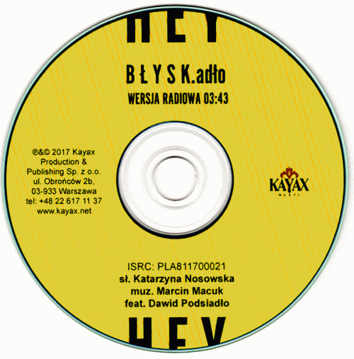 Hey (PL) : BŁYSK.adło
